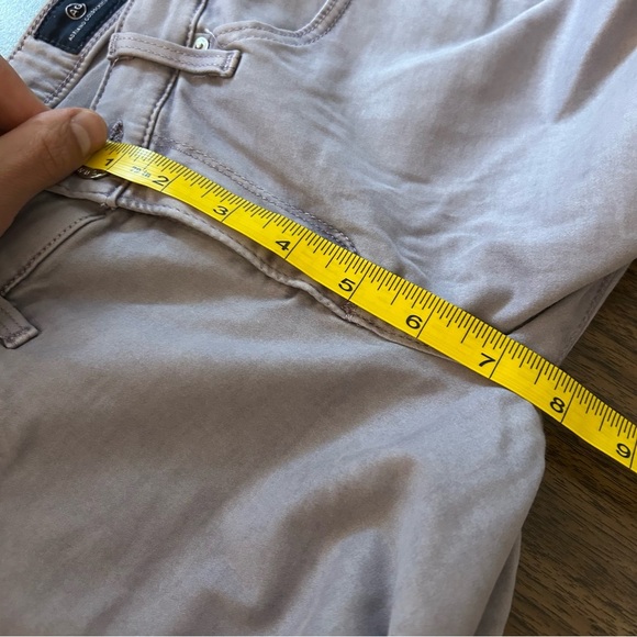 💕 Ag Adriano Goldschmied Gray THE STEVIE ANKLE Stim Straight Ankle jeans 27x28 - Picture 8 of 10